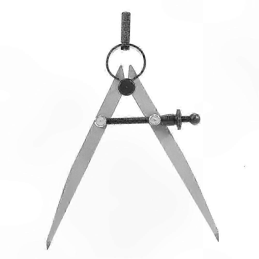 100mm Rotating Leathercraft Compass with Divider Spring for DIY Sewing Projects hwy