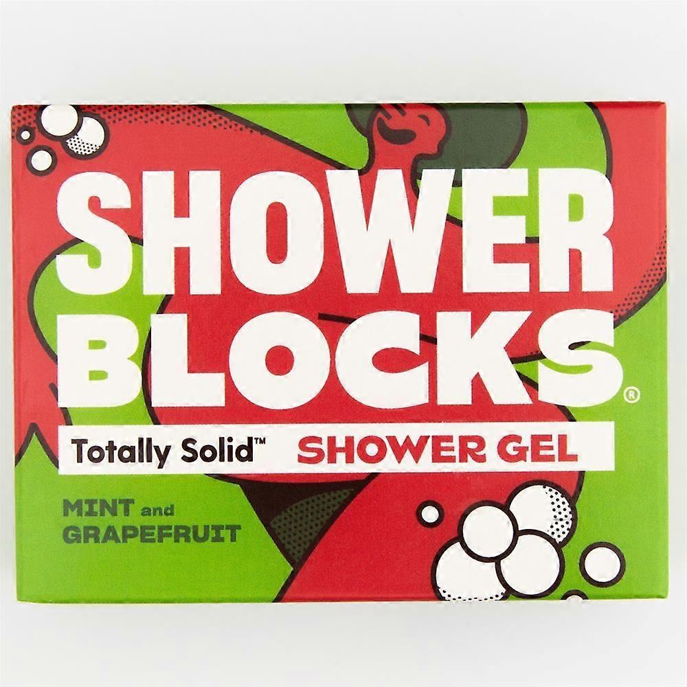 Shower Blocks Solid Shower Gel in Mint Grapefruit 100g - 2 Pack