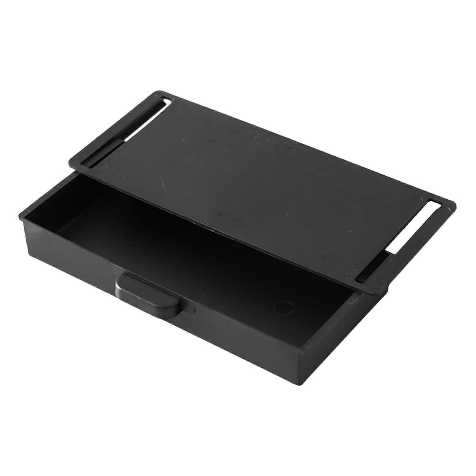 Under Desk Drawers, 9.3x4.1x1.4 Inch Plastic Under Table Drawer, SelfAdhesive Hidden Desk Storage, Tray for Home and Office ·