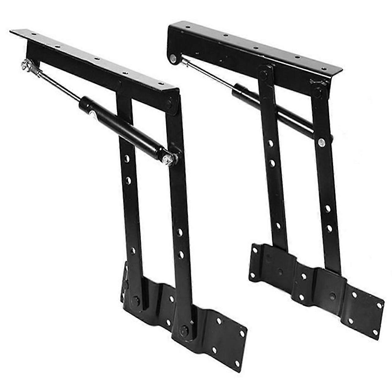 One Pair 50kg/100lb Lift Top Coffee Table Lifting Frame Mechanism Hardware Spring Hinge Gas Hydraulic Hinge Hardware