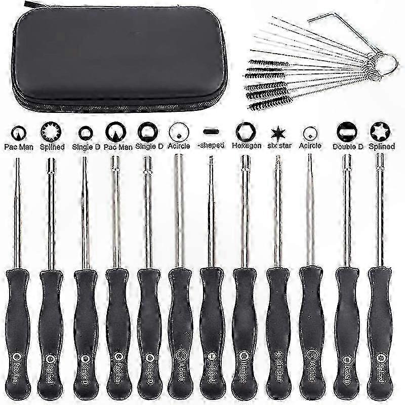 12-Piece Carburetor Adjustment Tool Kit for Small 2-Cycle Trimmers, Weedeaters, and Chainsaws