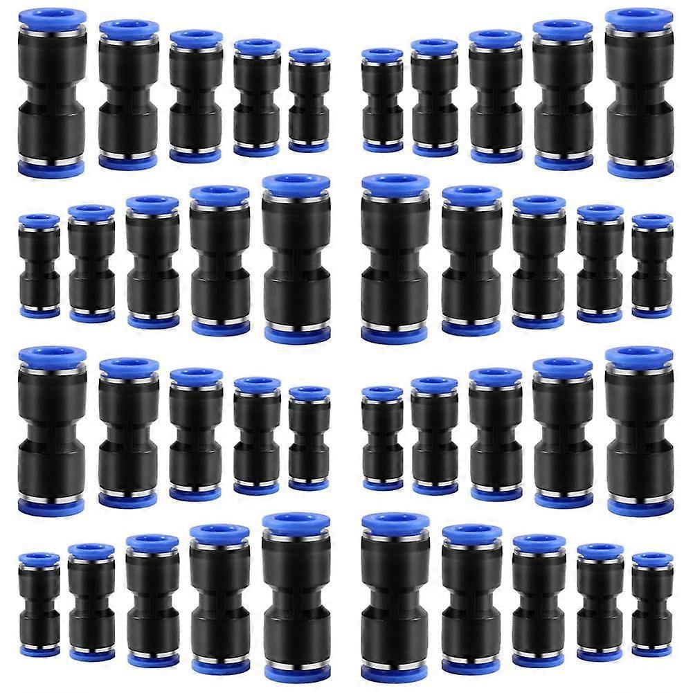 Quick Coupler Kit, Pushon Direct Coupling, Direct Connection (4mm/6mm/8mm/10mm/12mm)40 PCS