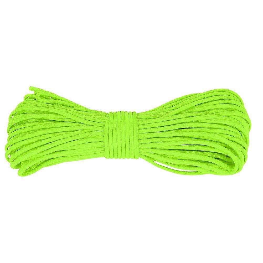 31m Reflective Multi Functional Paracord Lanyard 7 Strand Core Rope for Camping Hunting Green