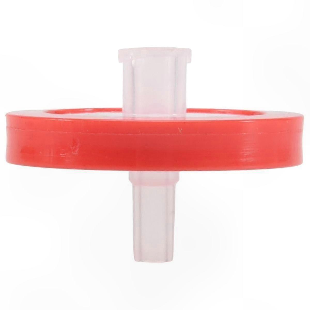 100 Pcs PTFE Syringe Filters, 25mm Membrane, 0.22m Pore Size for HPLC Lab Use