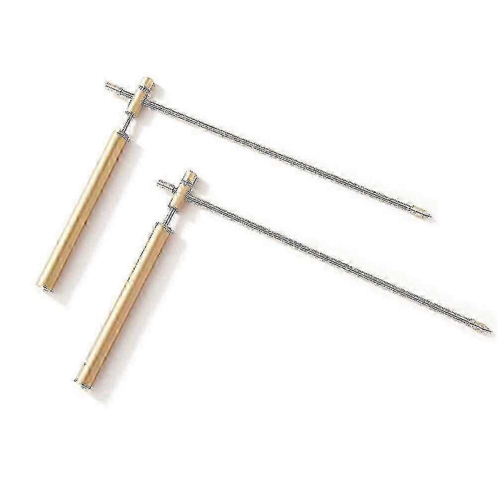 Adjustable copper water detecting rods, 2 pieces, compact and portable to meet diverse needs