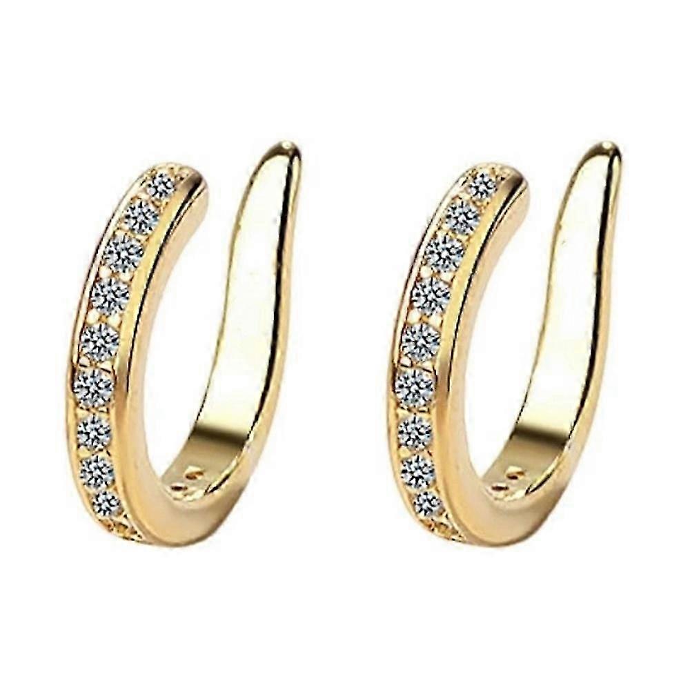 Fixura Ear Clips, Pierceless Ear Cuff, Thin Chunky Ear Cuffs Non Piercing