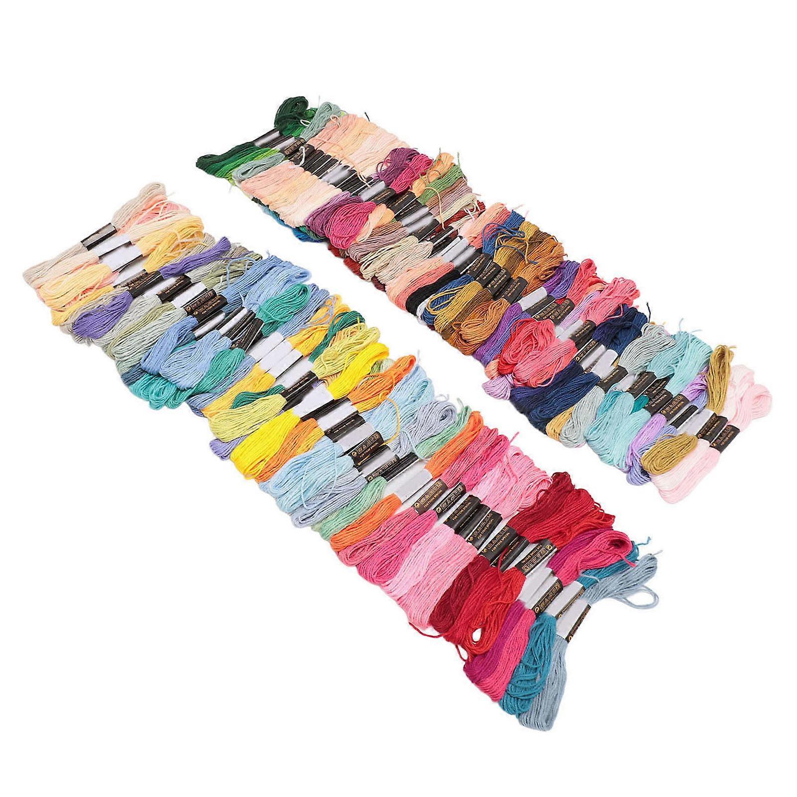 Embroidery Threads 150 Colors 6-Strand Polyester Floss 8m Each