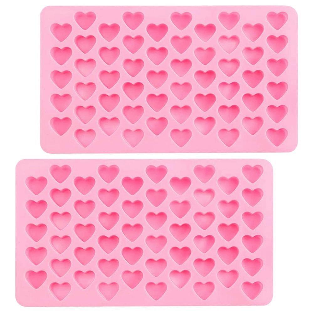 Heart Shaped Silicone Molds 2Pcs for Baking Chocolate Making and Diy Projects in -Resistant Non-Stick Material