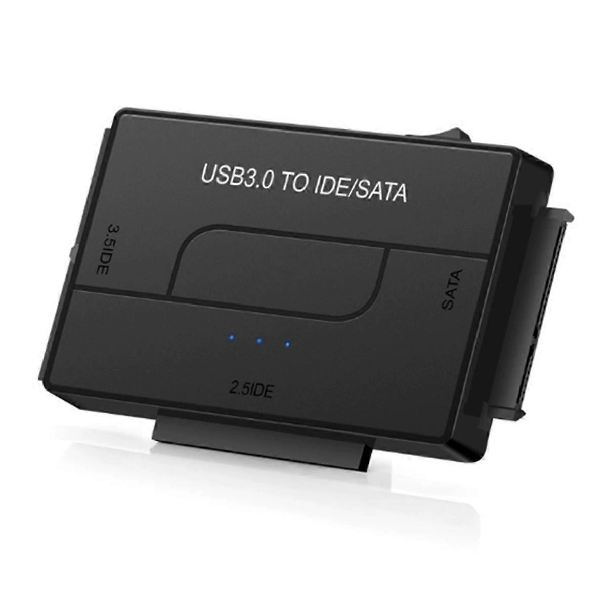 /IDE to USB 3.0 Adapter Hard Drive Adapter Cable Converter for 2.5/3.5 Inch and IDE HDD Support 6TB EU Plug