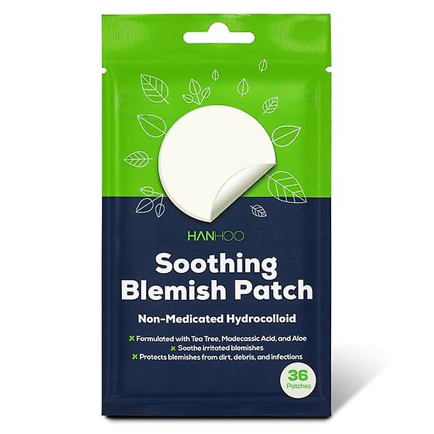 Patch anti-imperfections Hanhoo, patch apaisant à l'aloe vera et à l'extrait d'arbre à thé, pour tous types de peau, traitement de l'acné, 36 unités