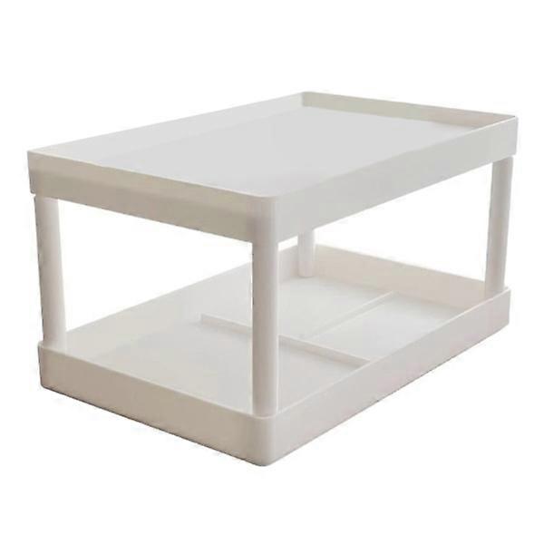 Makeup stand 2-layer organizer Bedroom Office Dormitory Desktop Trash Storage Rack Small