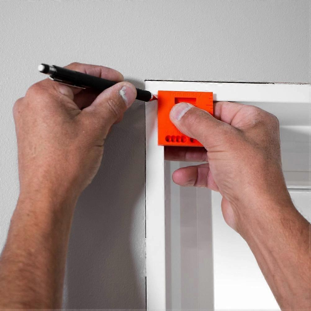 Measuring Ruler Marks Offset Parallel Lines for Nails Screws Cutting Carpentry Finish Work Multi Tool