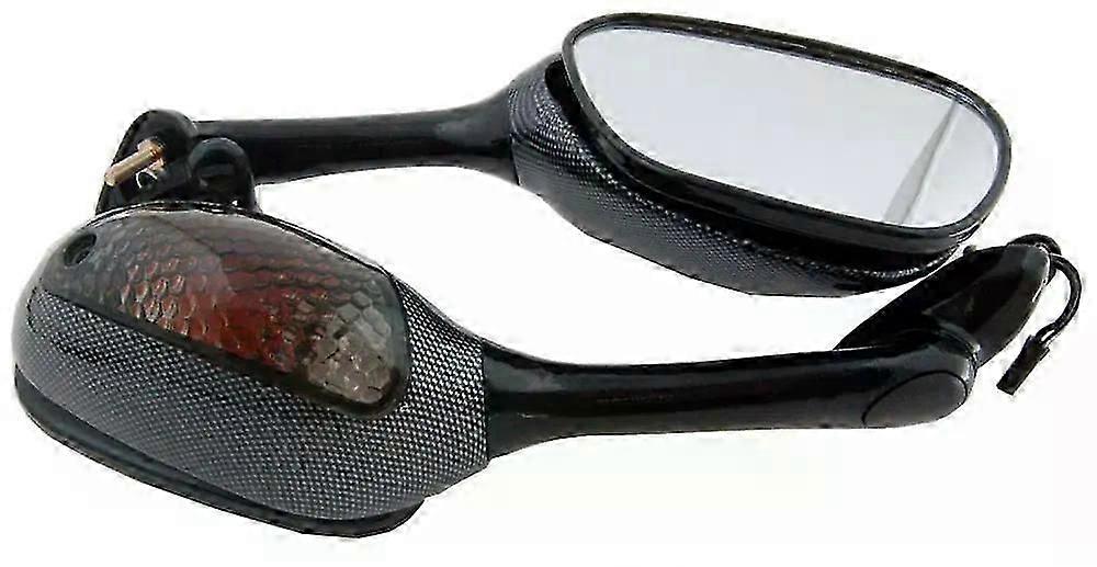 Rearview Mirrors w/Turn Signals For Suzuki GSXR600 GSX-R750 GSXR1000 02-15