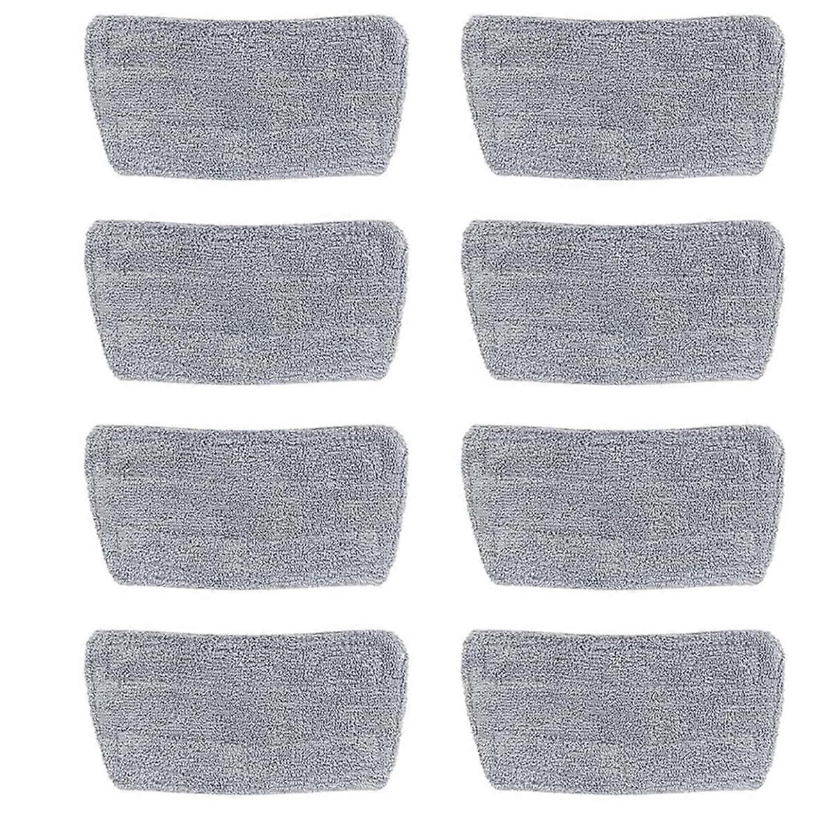8pcs Replacement Steam Mop Pads for GorFanty GF-6610/GF-6610B Reusable and Washable Microfiber Steam Mop