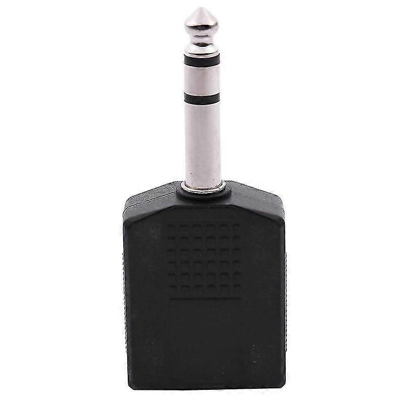 For Mono 635mm Male Plug To Dual 635mm Female Socket Splitter Adapter Connector