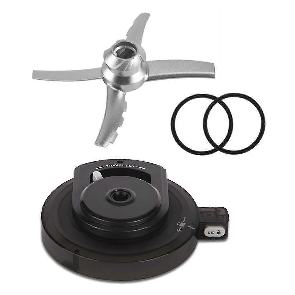 Outer Bowl Lid with Sealing Ring Paddle Kit for NC500/NC501 Series Ice Cream Maker Reusable Creami