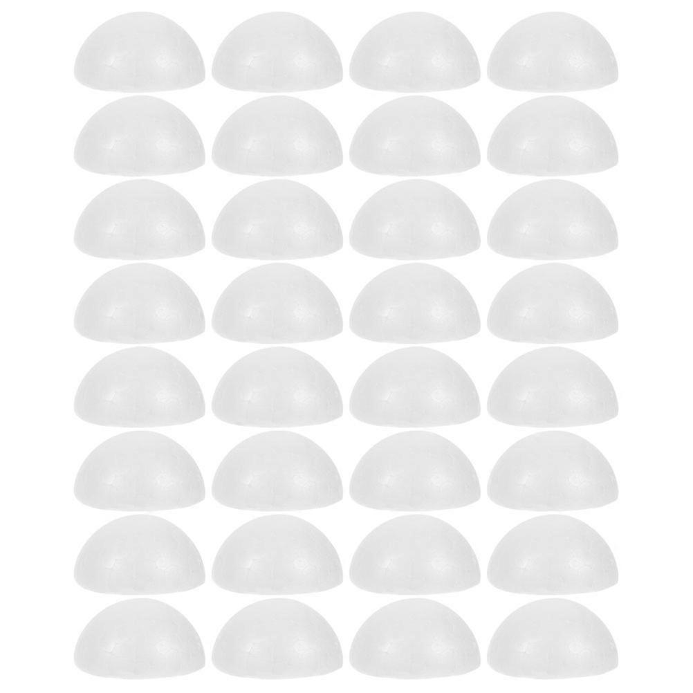 DIY Craft Foams Half Balls for Flower Arrangement 150Pcs White
