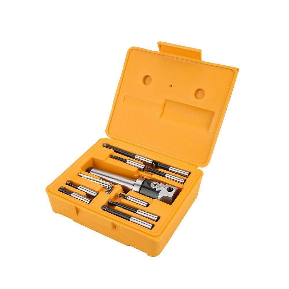 MT4-M16 Arbor Adapter Taper Shank F1-12 50mm Boring Head 9pcs 12mm Boring Bar Set
