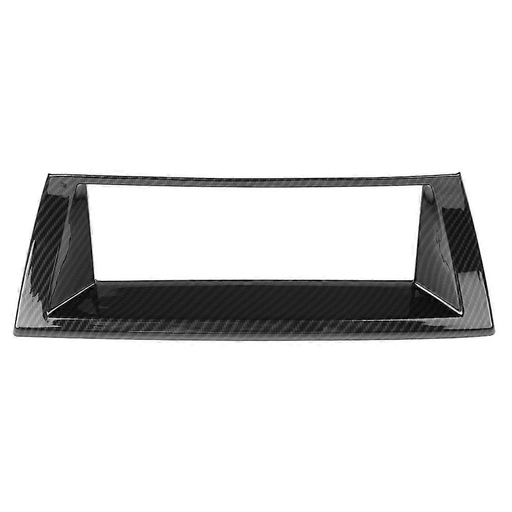Carbon Fiber Style Interior Centre Console GPS Navigation Frame Cover Trim for BMW X5 E70 08-13