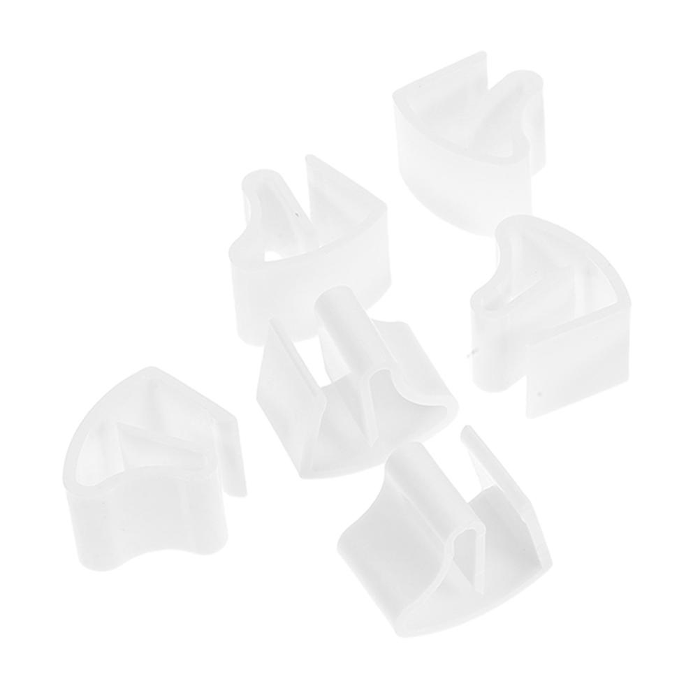 Heavy Duty Curtain Hooks for Pleated Drapes 12Pcs White Pom