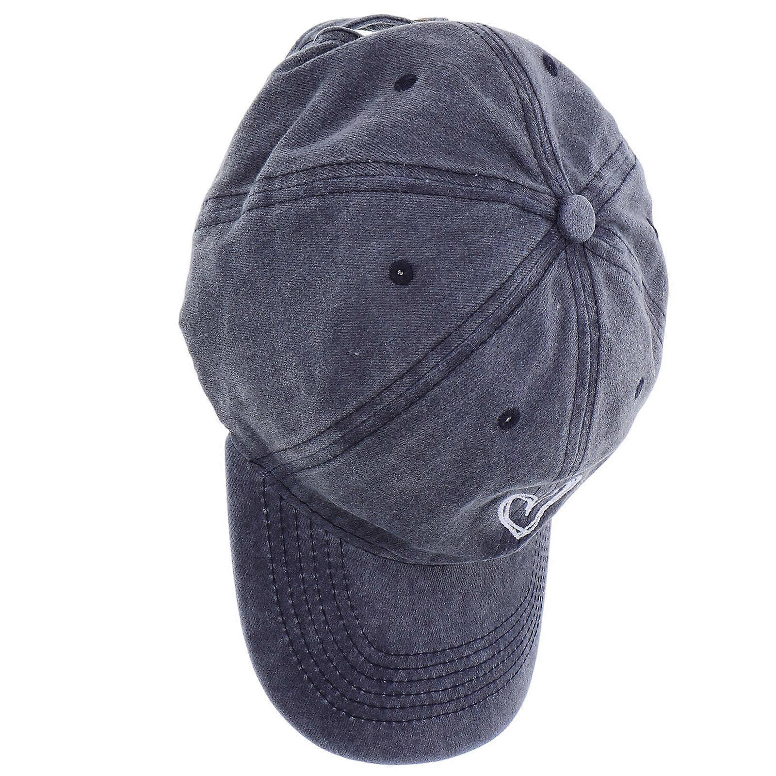 Retro Baseball Cap with Heart Pattern for Sun Protection Outdoor Hat