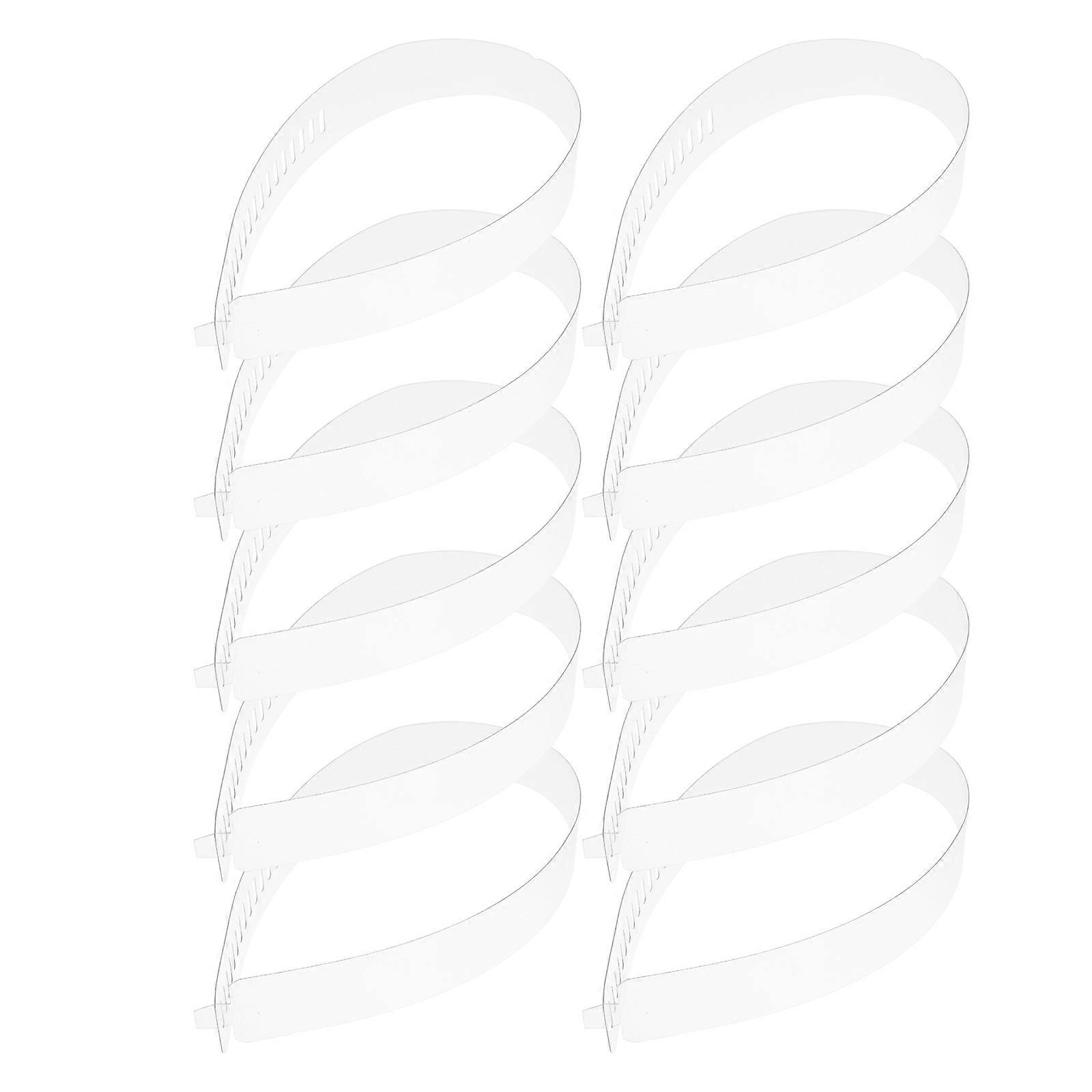 Plastic Collar Strips Shirt Collar Strips for Durable Fixing 300Pcs