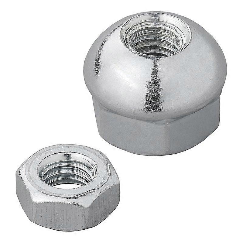 M8 rund kulemutter og låsemutter for bremsekabel