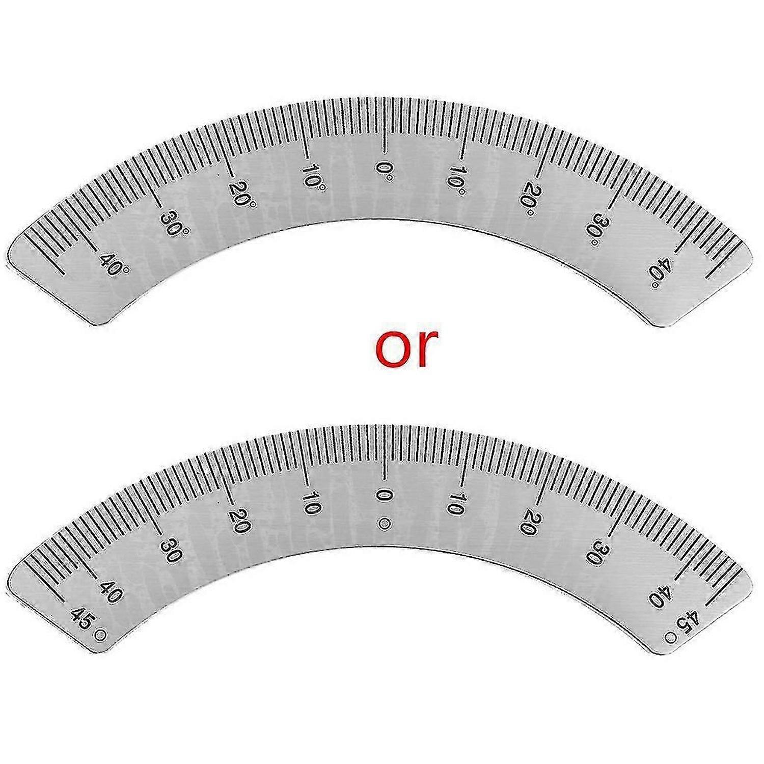 Protractors Milling Machine Part Angle Plate Scale Ruler 45 Degree Angle Arc