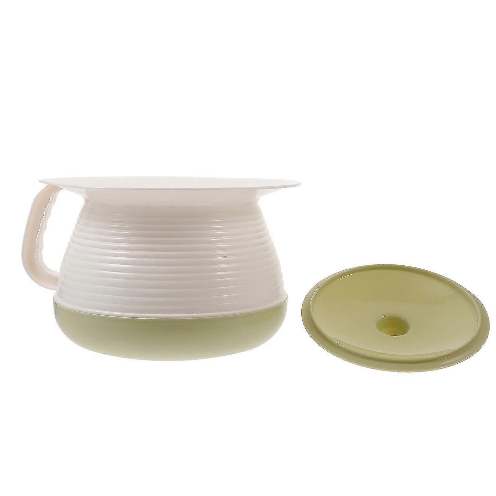 Plástico tradicional chinês da forma redonda do Spittoon fácil de limpar 1Set