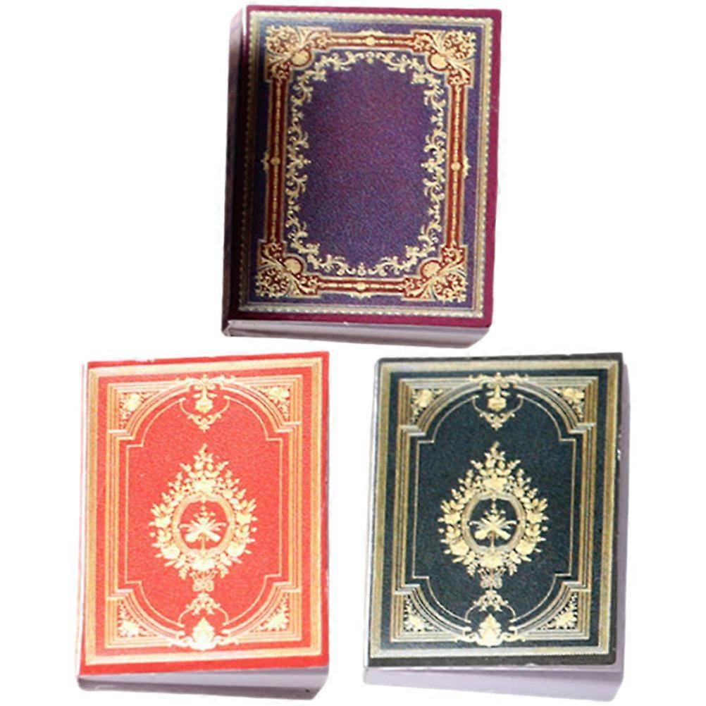 Mini Books for Dollhouse Miniatures for Playing 12Pcs Assorted