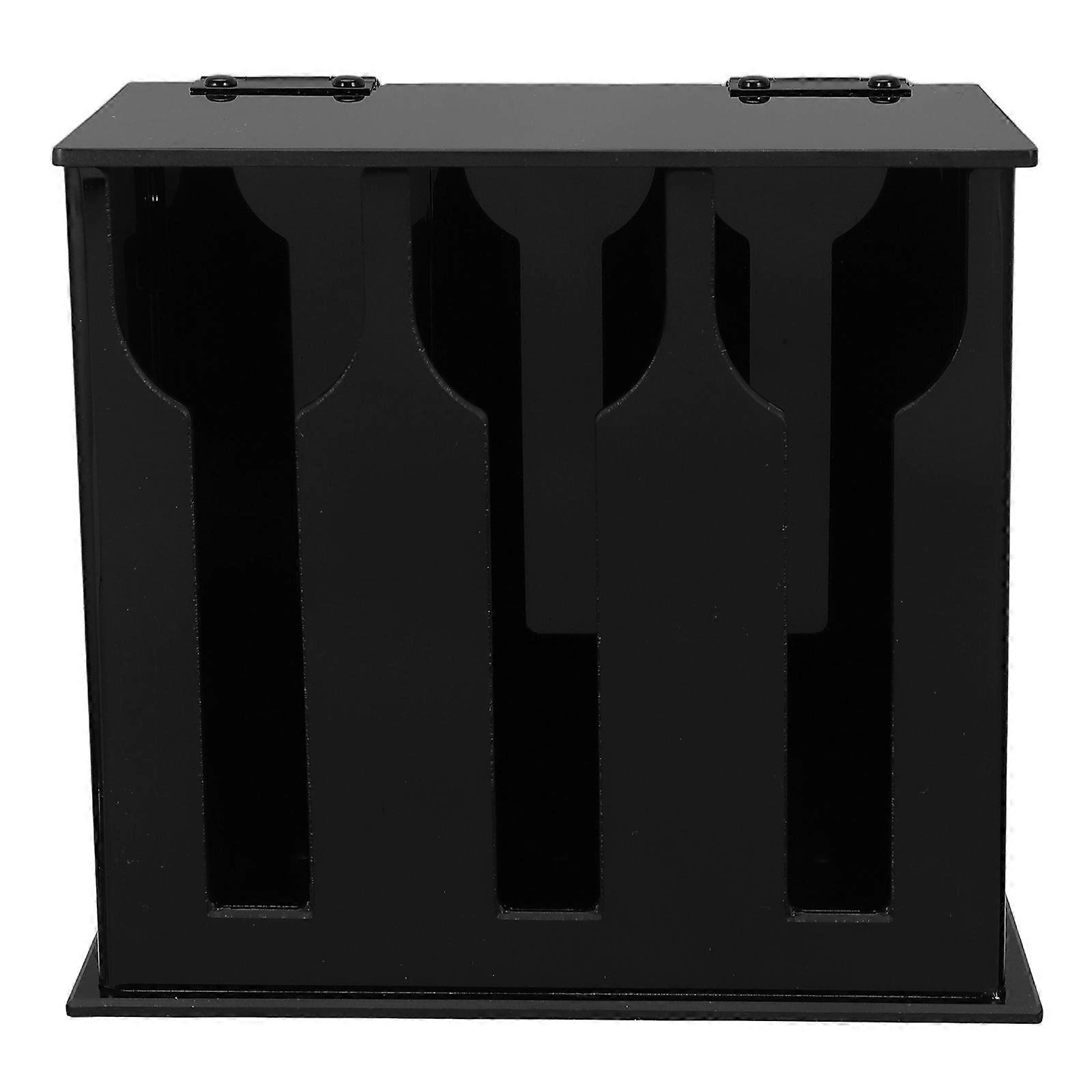 Acrylic Spoon Holder Cutlery Organizer with Draining Function 2Pcs