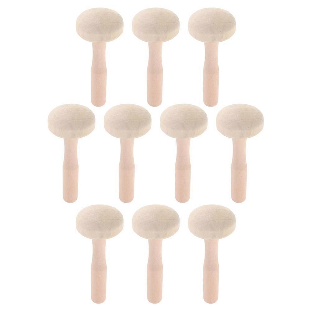 Wooden Mushroom Printmaking Tool for Art Projects 20Pcs Set