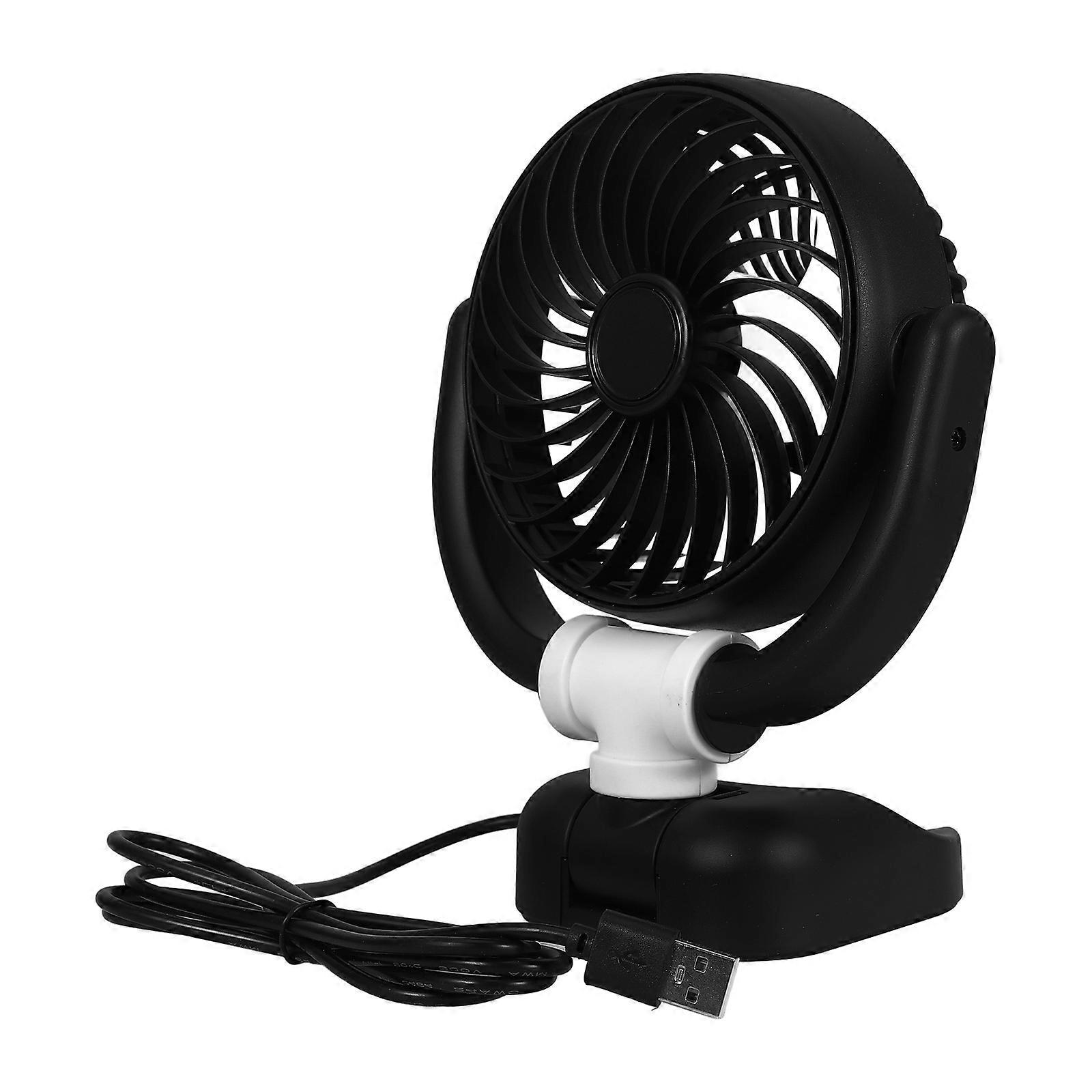 USB Powered Car Fan Portable Cooling Fan for Car Use 3Pcs Set