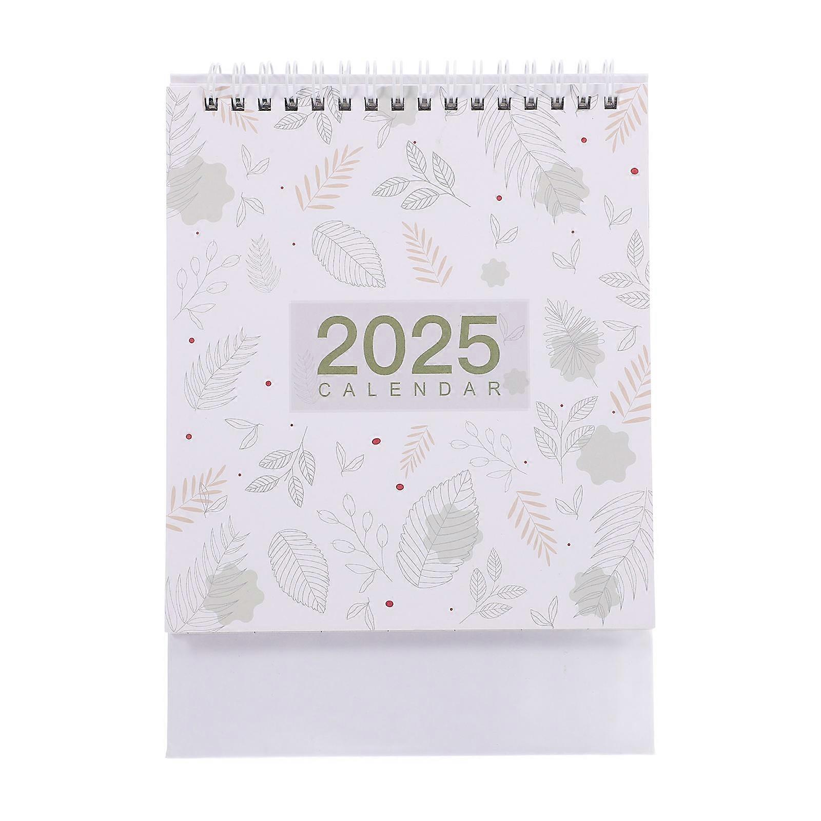 4Pcs Green Rectangular Desk Calendar Suitable For General Public Note Taking With Timely Organization