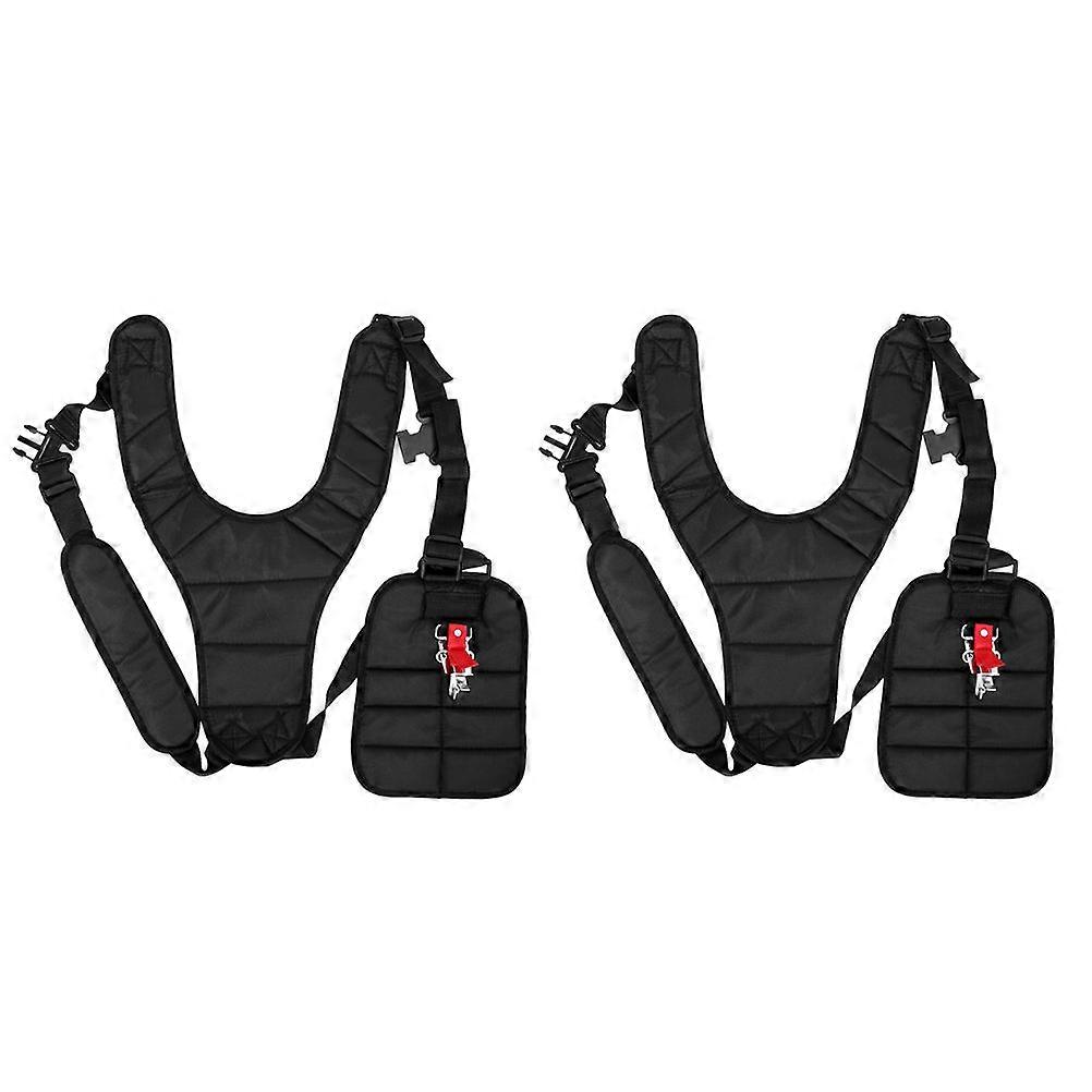 Grass Cutter Harness Belt Shoulder Strap for Gardening Use 2Pcs Fabric
