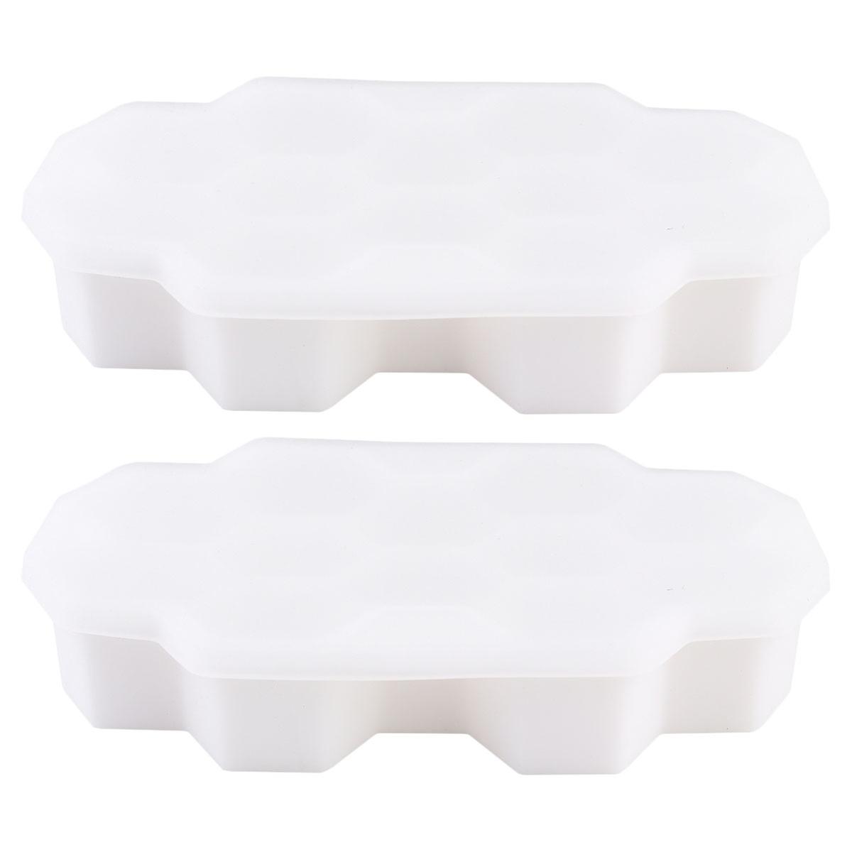 12 Grids Ice Mold for Ice Making Honeycomb Shape 4Pcs with Lid