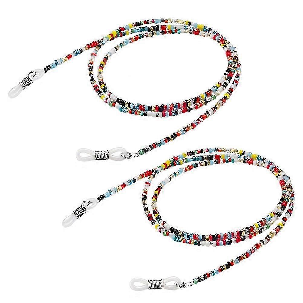 Weiwei Colorful Beads Glasses Chain for Holding & Decor (2pcs) 2025