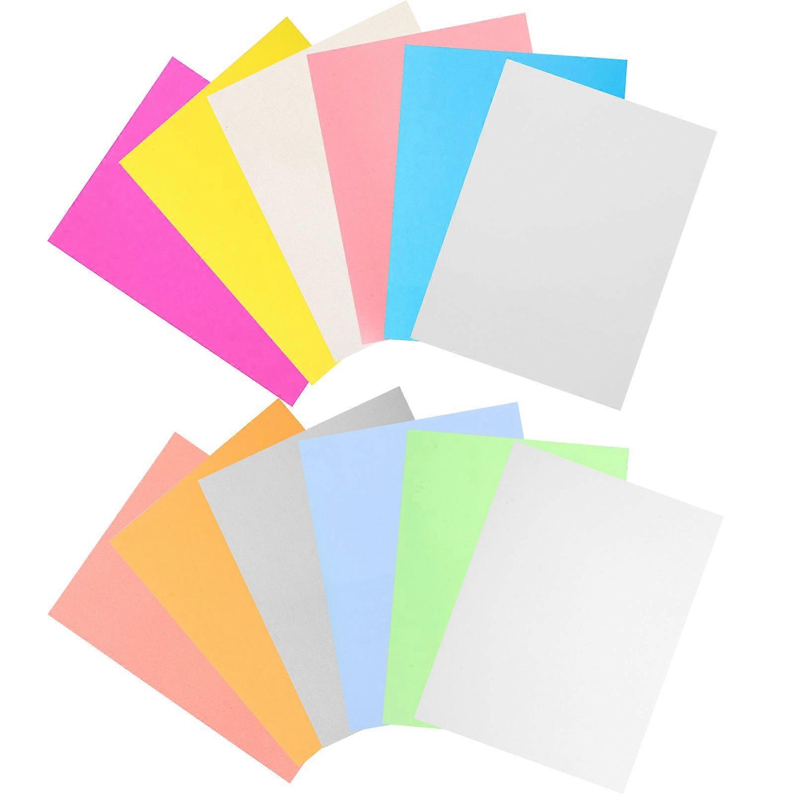 Colored Heat Shrink Plastic Sheets 12Pcs Craft Projects DIY Creative Crafts Assorted Size Fine Workmanship Design