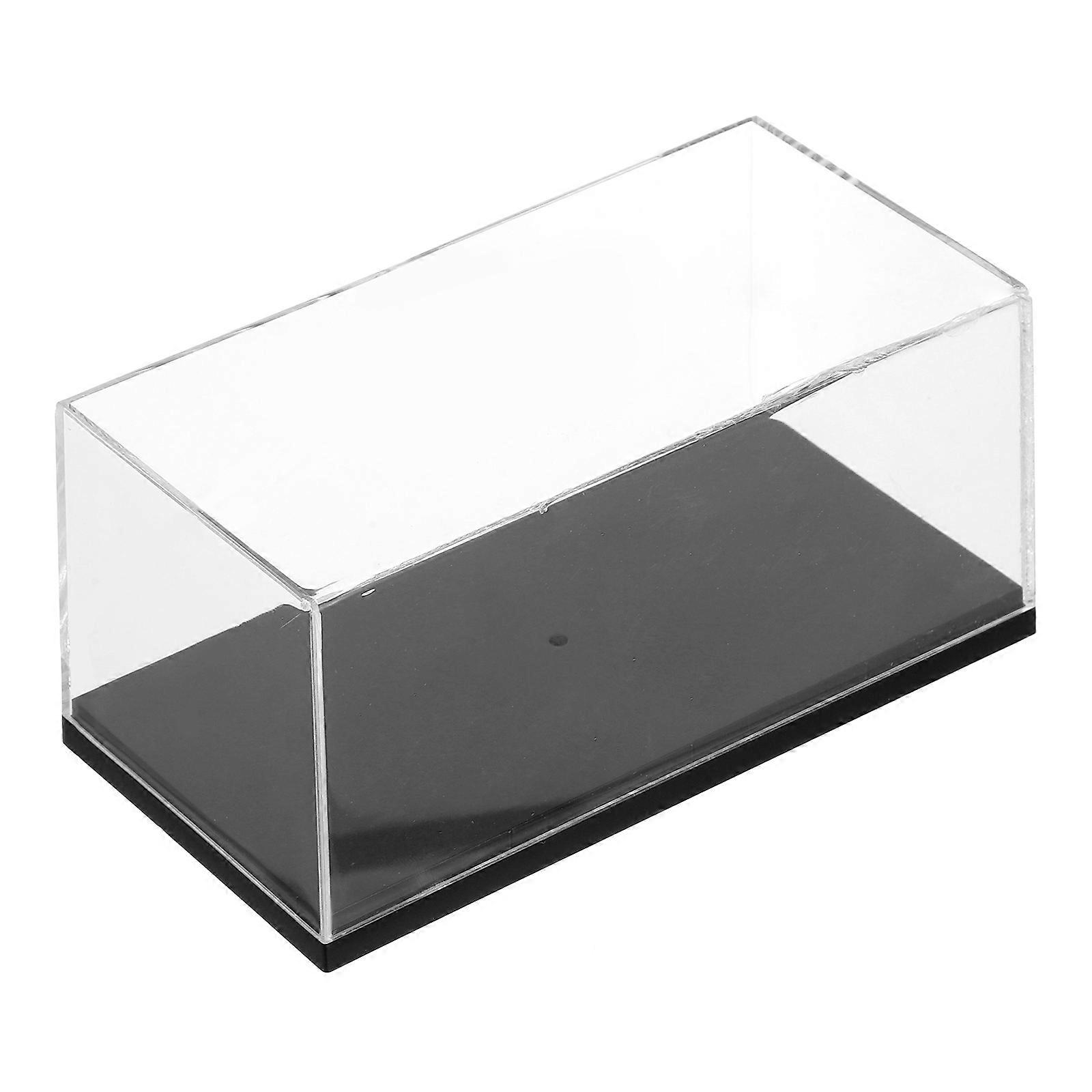 Toy Car Storage Box Display Case for Model Collection 3Pcs Clear Acrylic