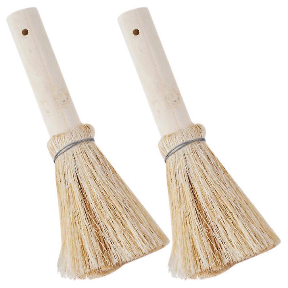 8Pcs Kitchen Brush Pot Cleaning Tool with Wooden Handle