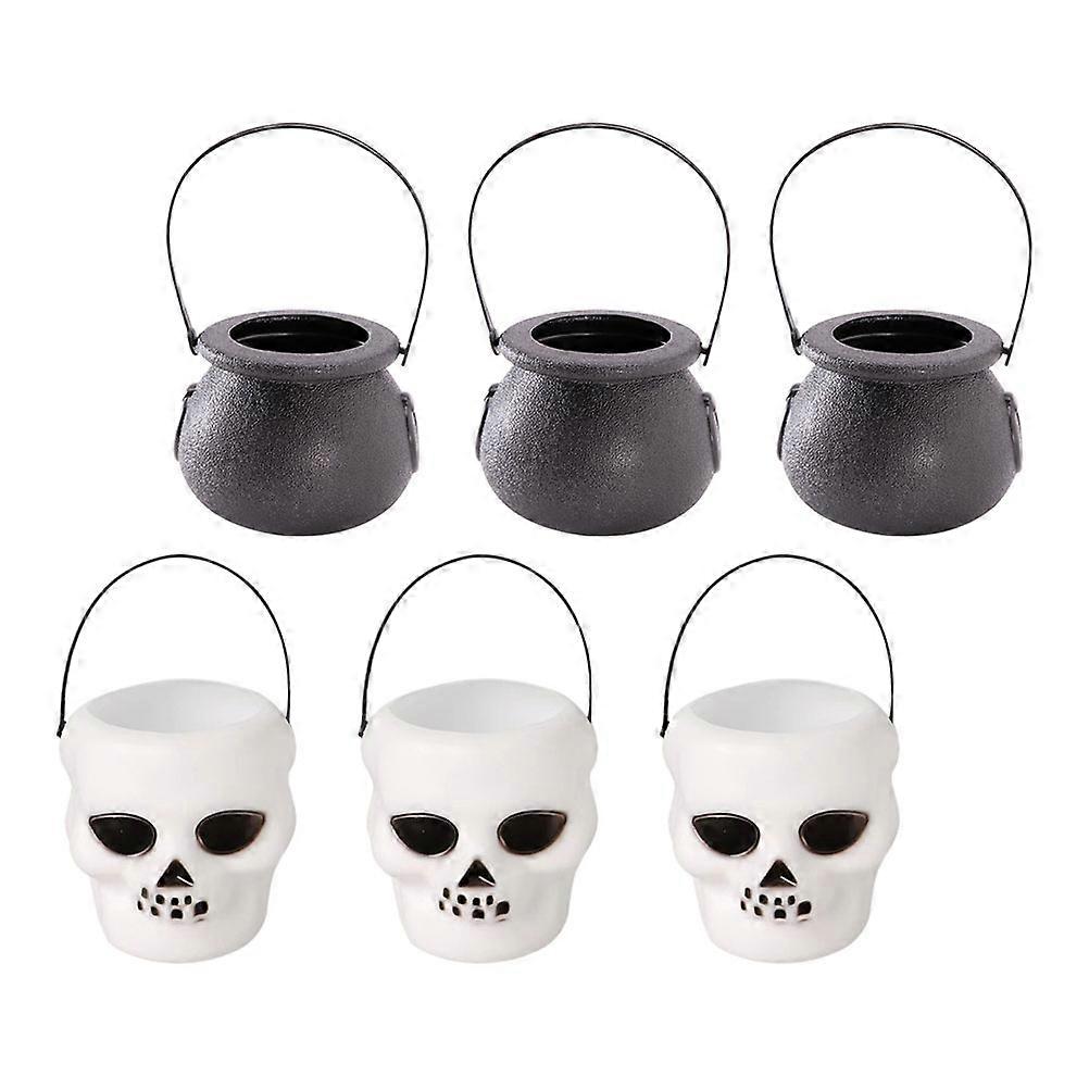 Halloween Candy Bucket for Candy Holding 18Pcs Set Assorted Colors