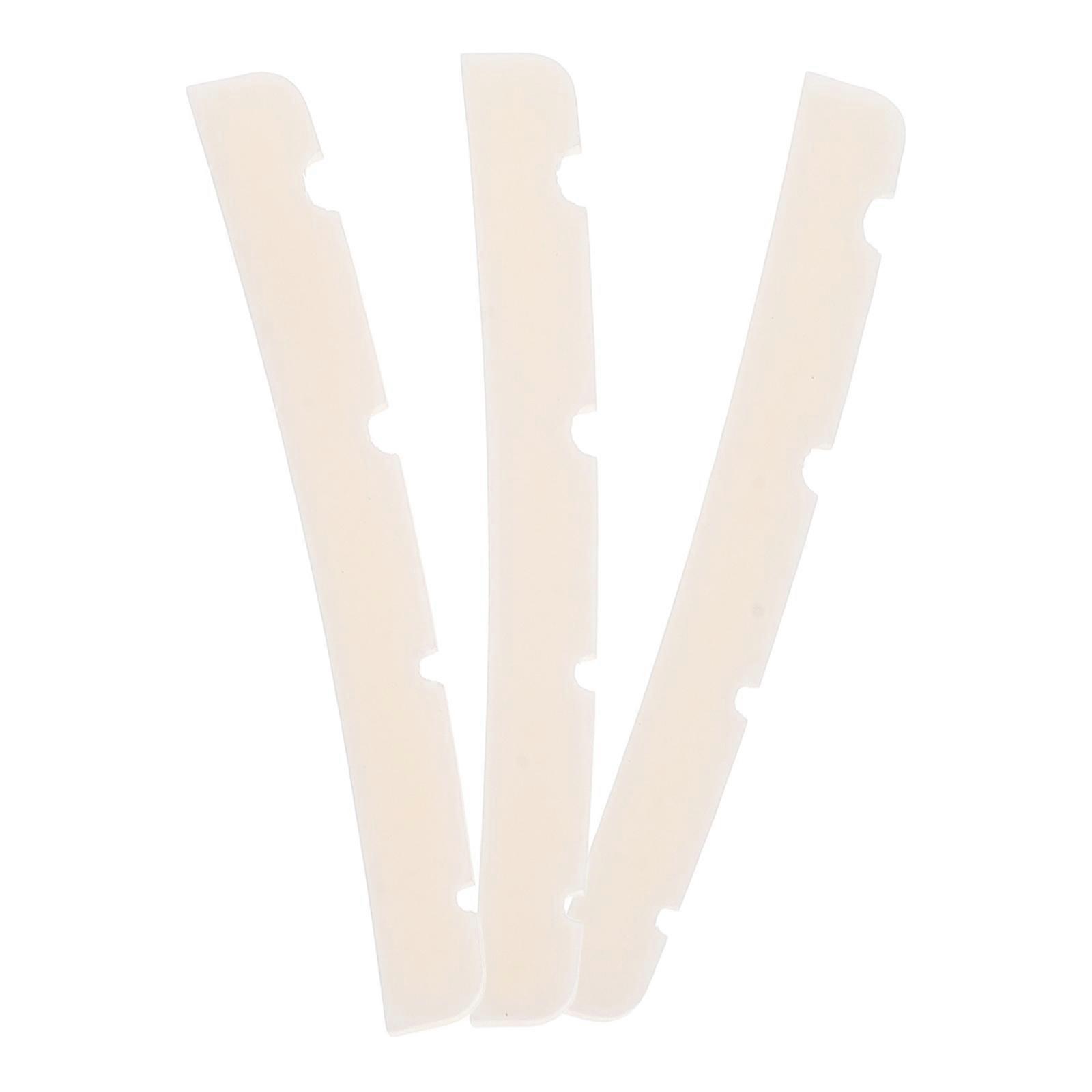 12Pcs Guitar String Nut Replacement Accessories Made Of Ox Bone For Guitar Maintenance Enhance Tone Compact Design