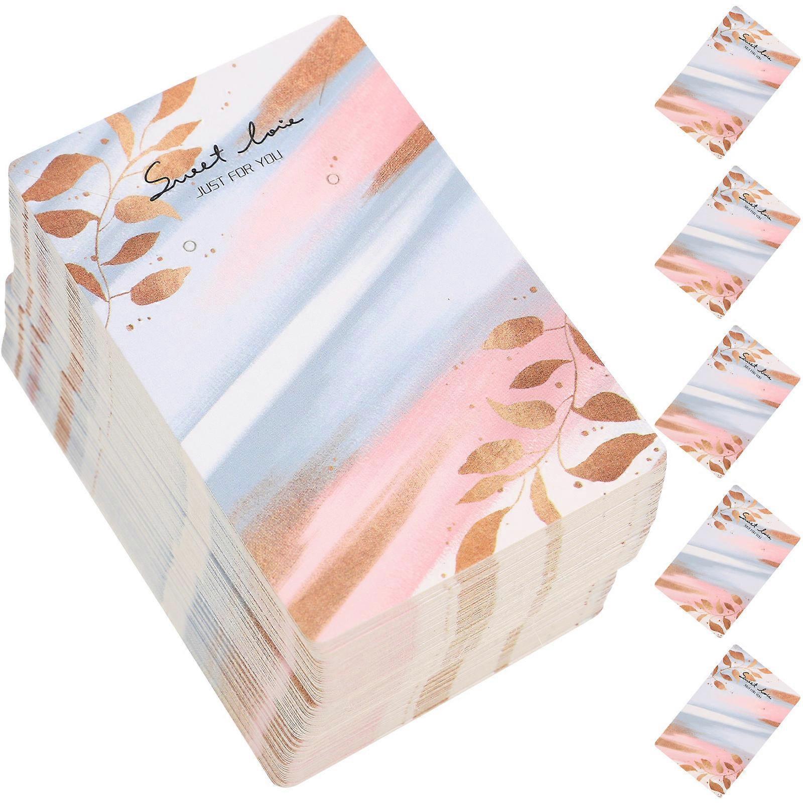 Earring Packaging Earring Cards for Storage Use 100Pcs Multi Color