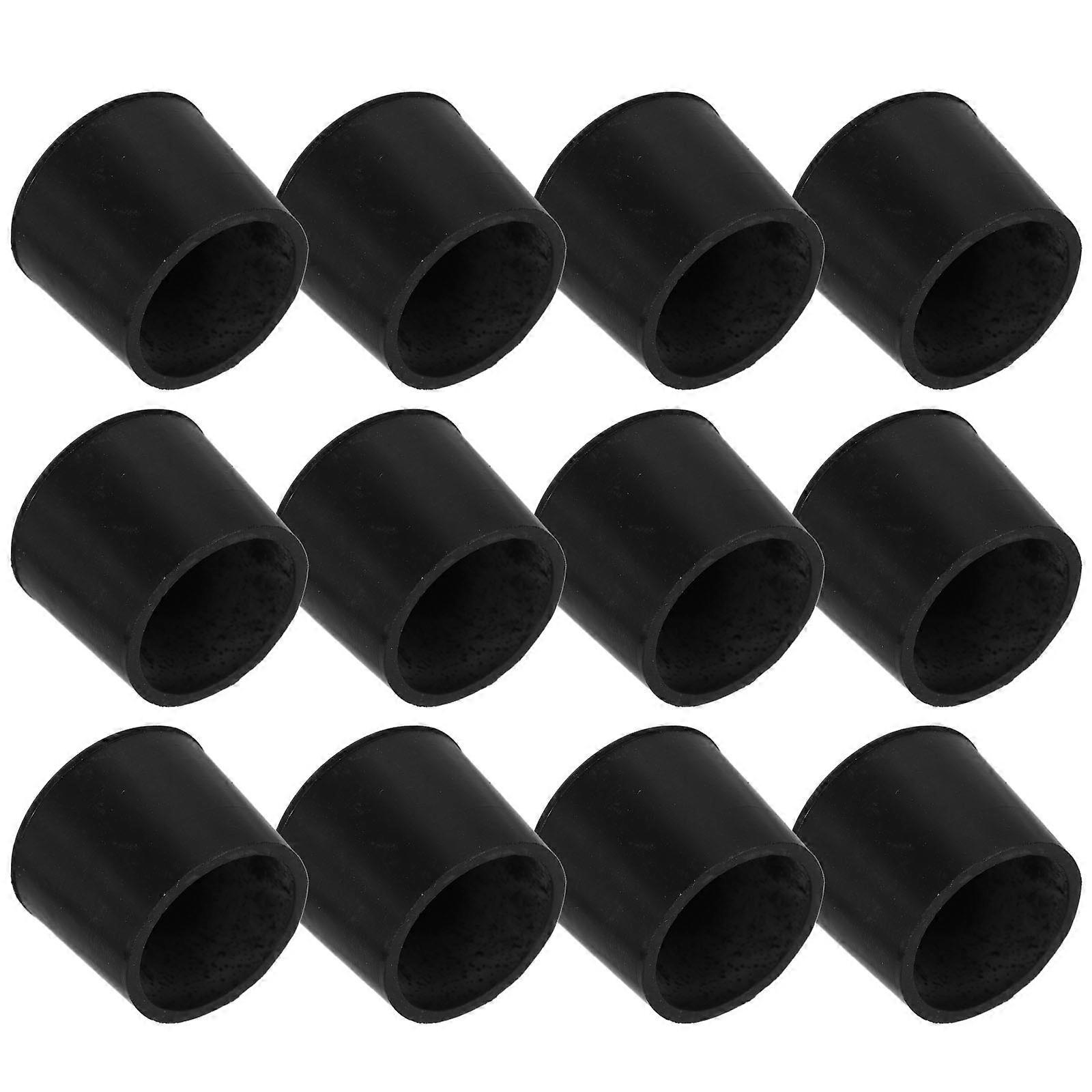 Black Trampoline Leg Cap Rubber Parts for Protecting 60Pcs Set