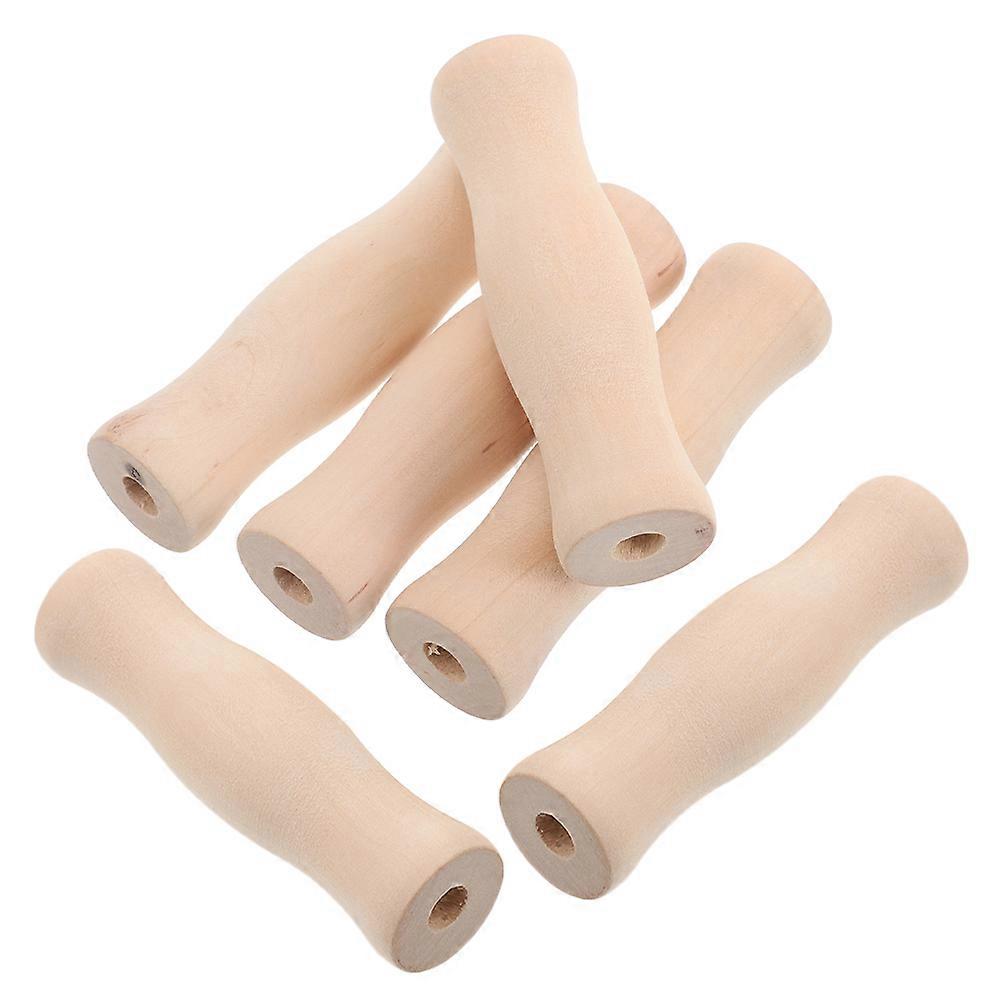 Universal Wooden Pot Handle Wooden Handle Replacement for Kitchen 12Pcs