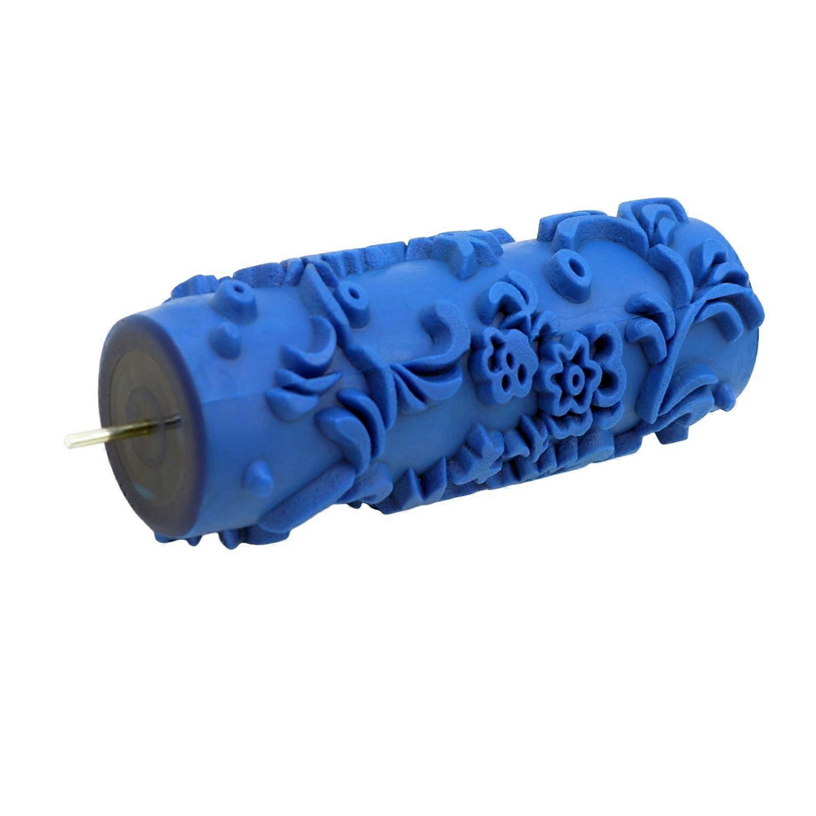 Decorative Portable Pattern Paint Roller Ceiling Wall Decoration Rubber Patterned Paint Roller Durable And Reliable