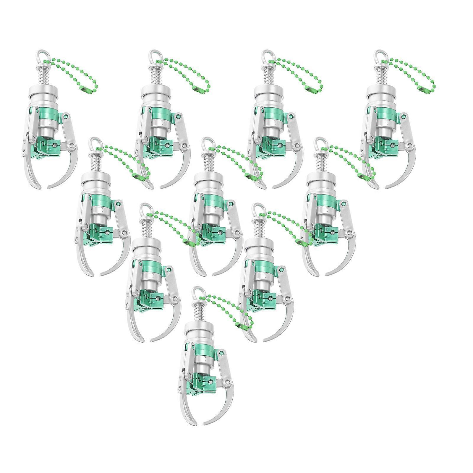 Plastic Claw Machine Pendant Mini Green Charm for Decoration 30Pcs