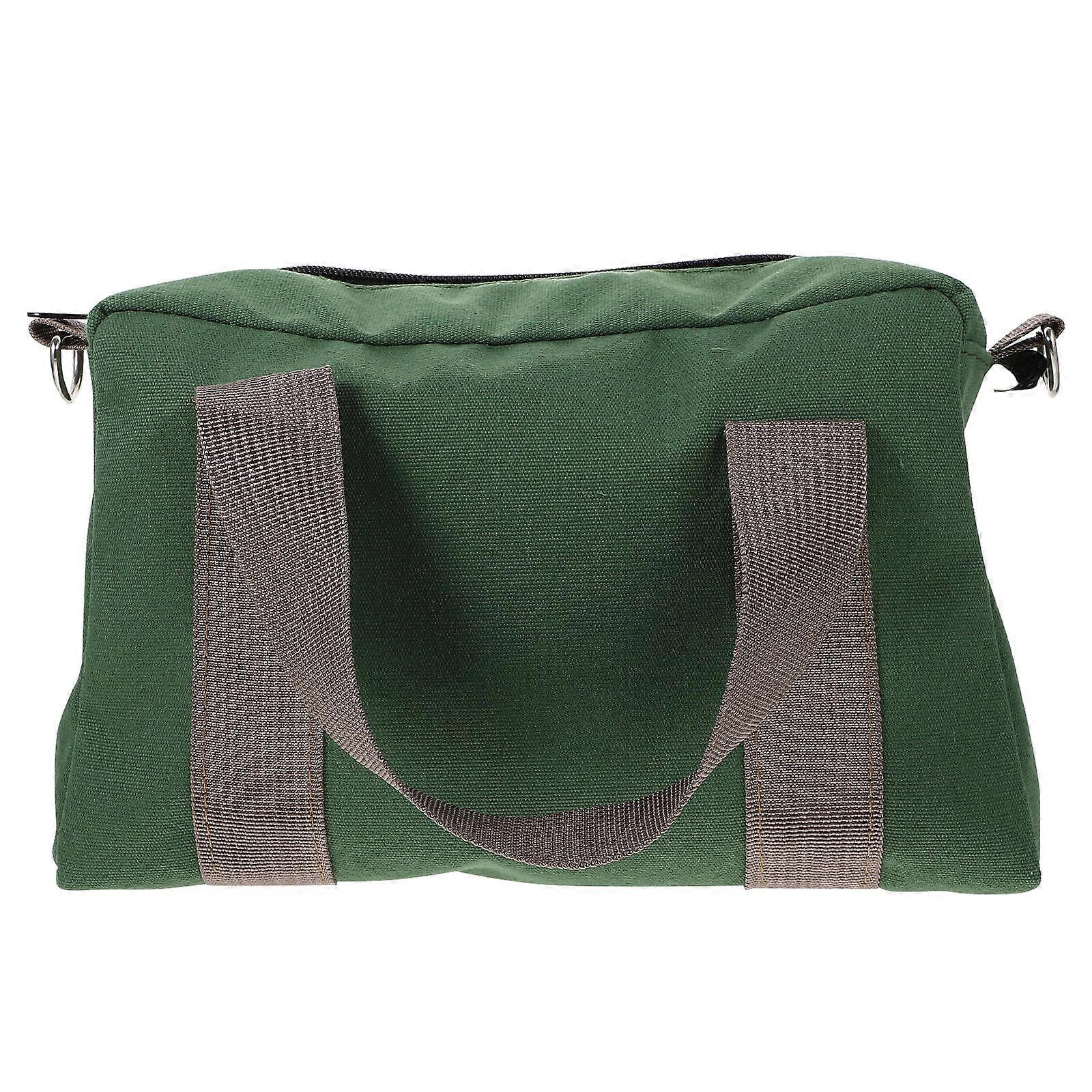 Heavy Duty Tool Storage Bag Zipper Tool Pouch Various Tools Green Smooth Zipper Operation 1Set