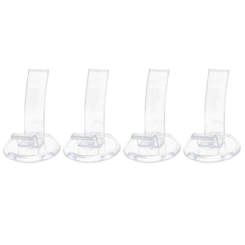 PVC Shoe Rest Display Holder for Shoes 20Pcs Transparent Stand