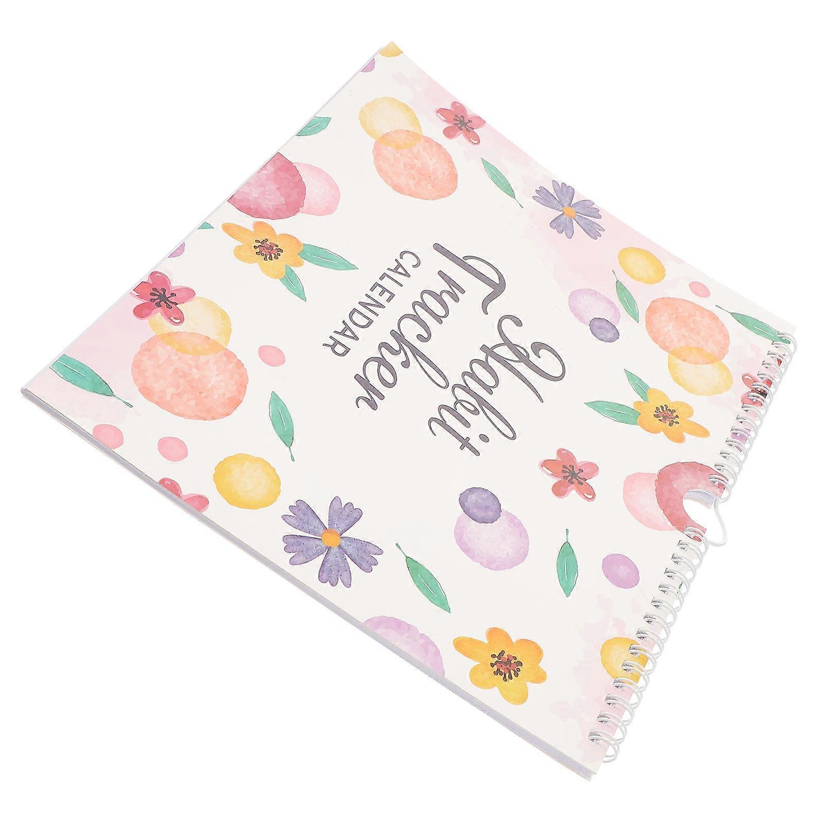 Students Agenda Notepad for Schedule Planning 4Pcs Notebook Set